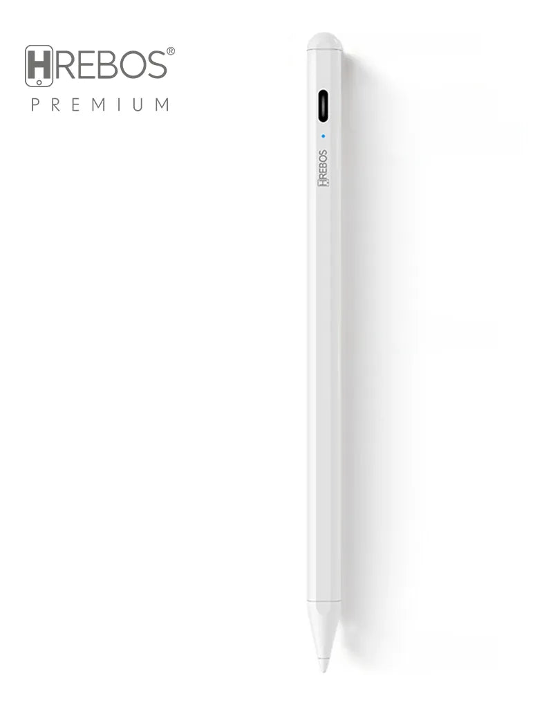 Caneta Hrebos Stylus Pen IF-231 branca em vista lateral