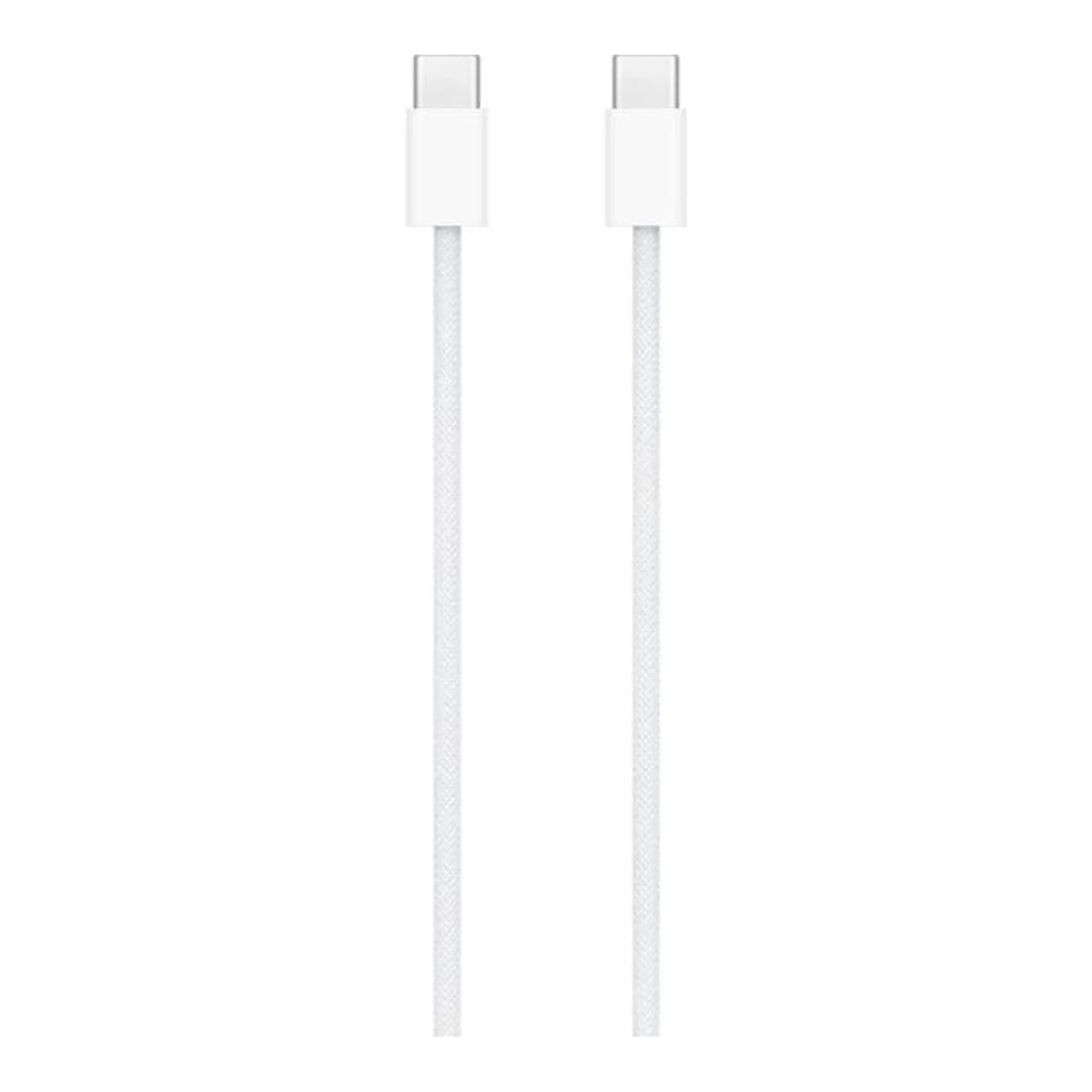 Conectores do Cabo Apple USB-C para USB-C trançado branco