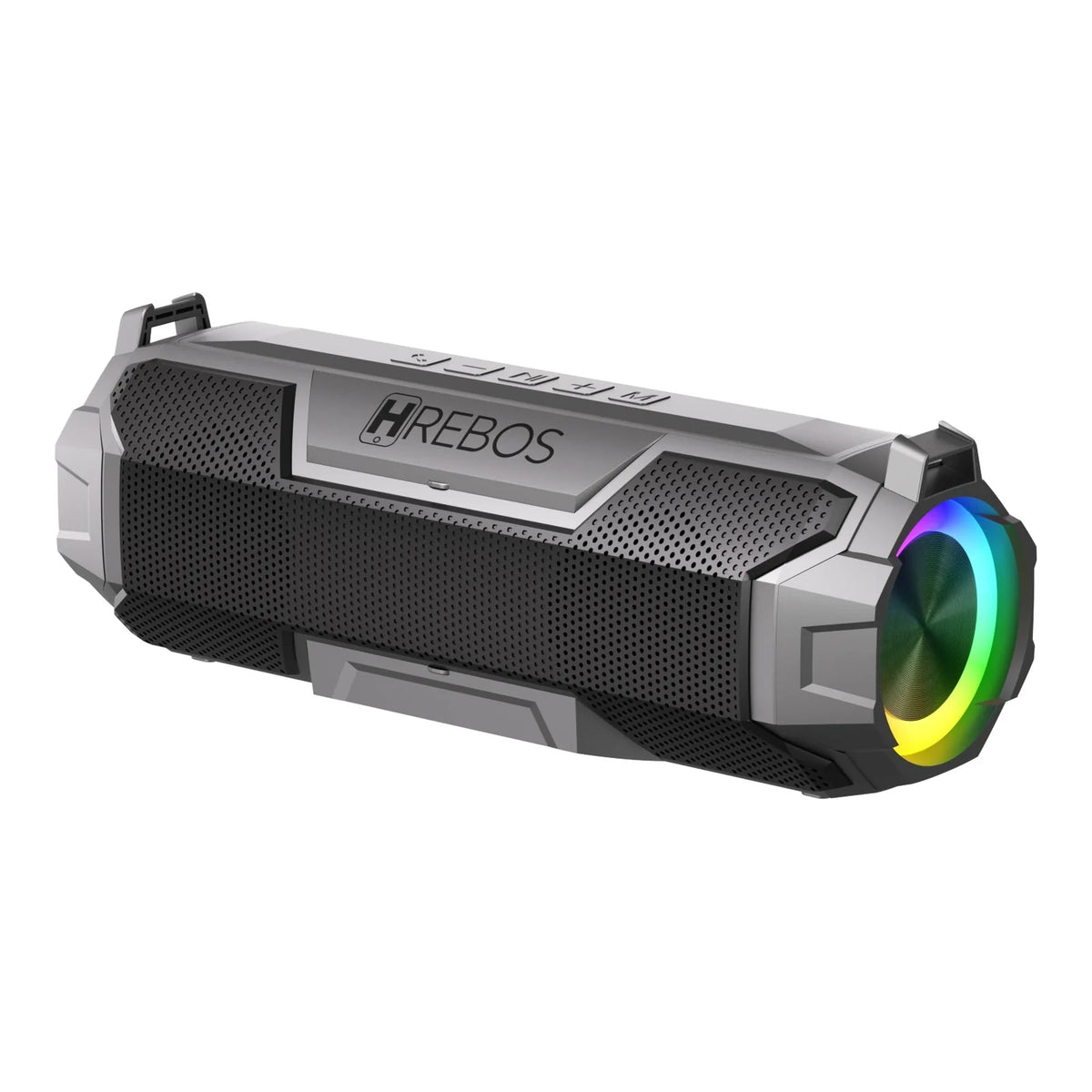 Caixa de Som Hrebos Prisma Sound CS-903 com iluminação lateral colorida à direita