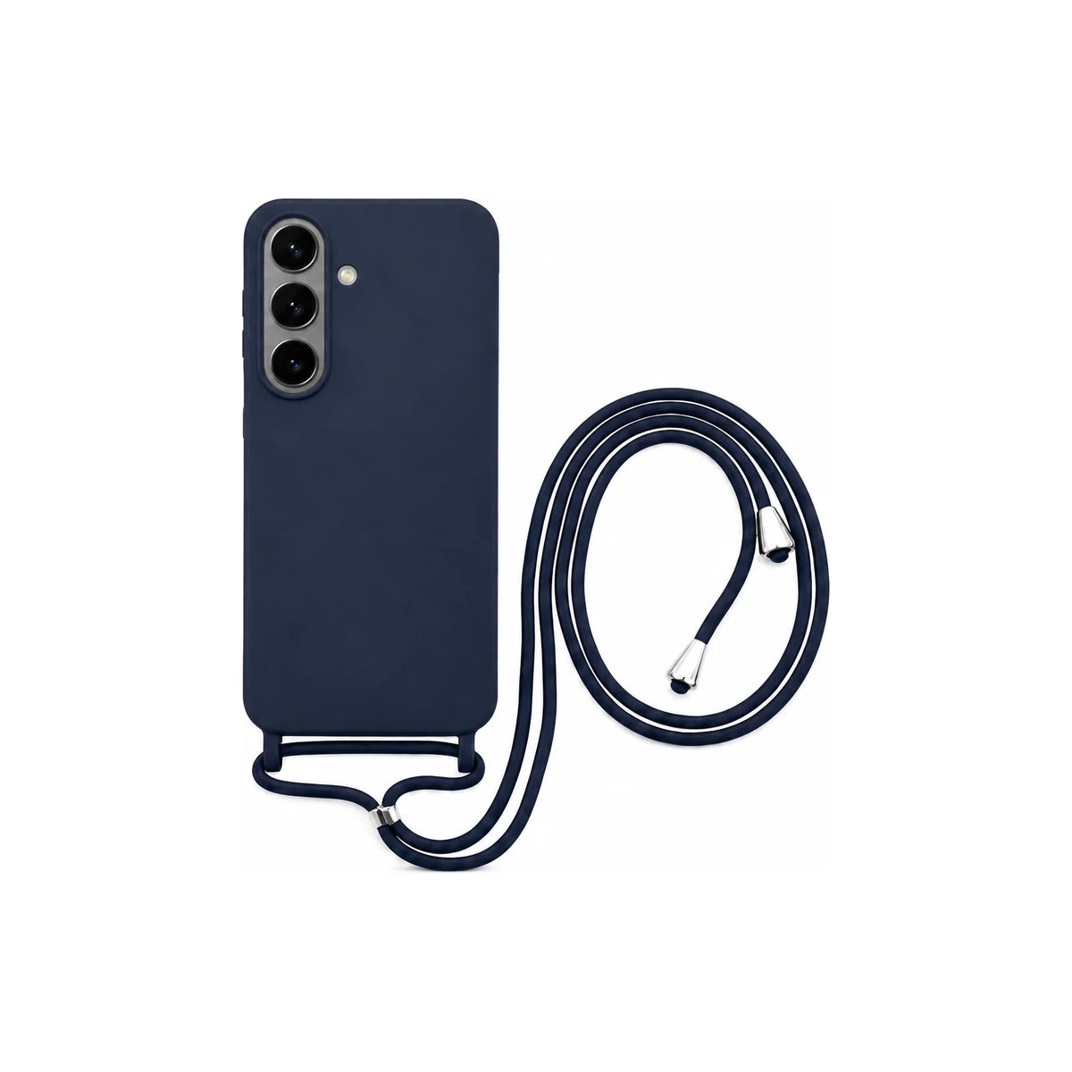 Capa Slim Bag preta para Samsung Galaxy S26 em vista traseira com cordão