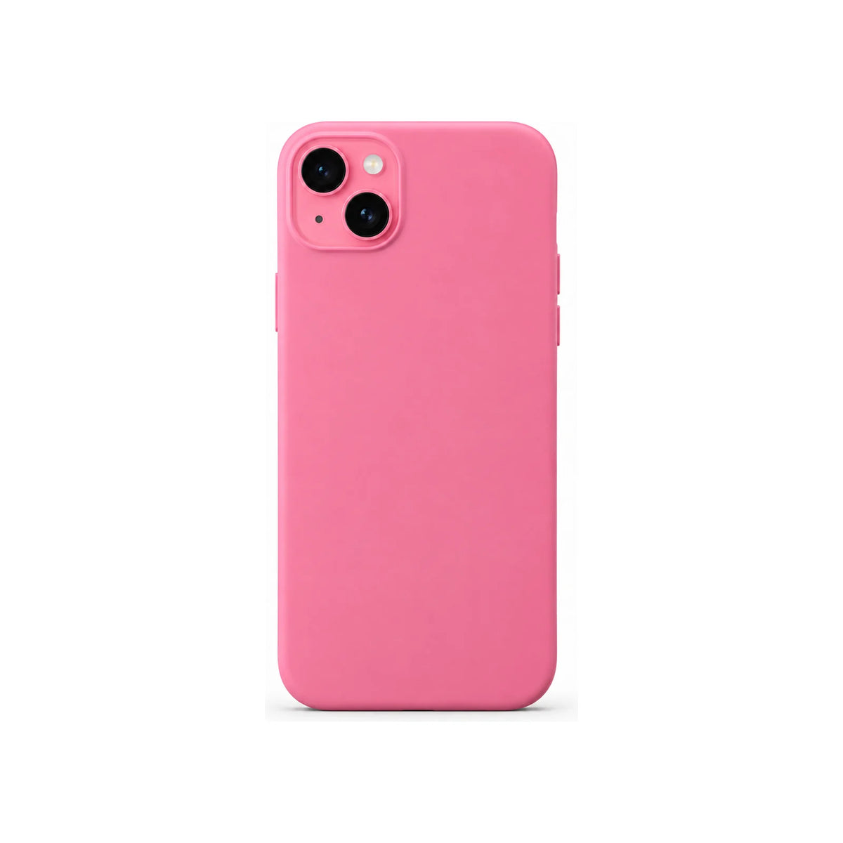Capa Slim Lisa rosa para Iphone 14 PLUS em vista traseira