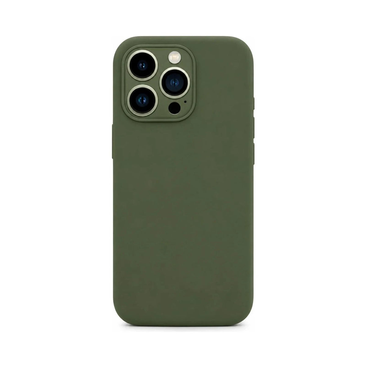 Capa Slim Lisa verde para Iphone 14 PRO MAX em vista traseira
