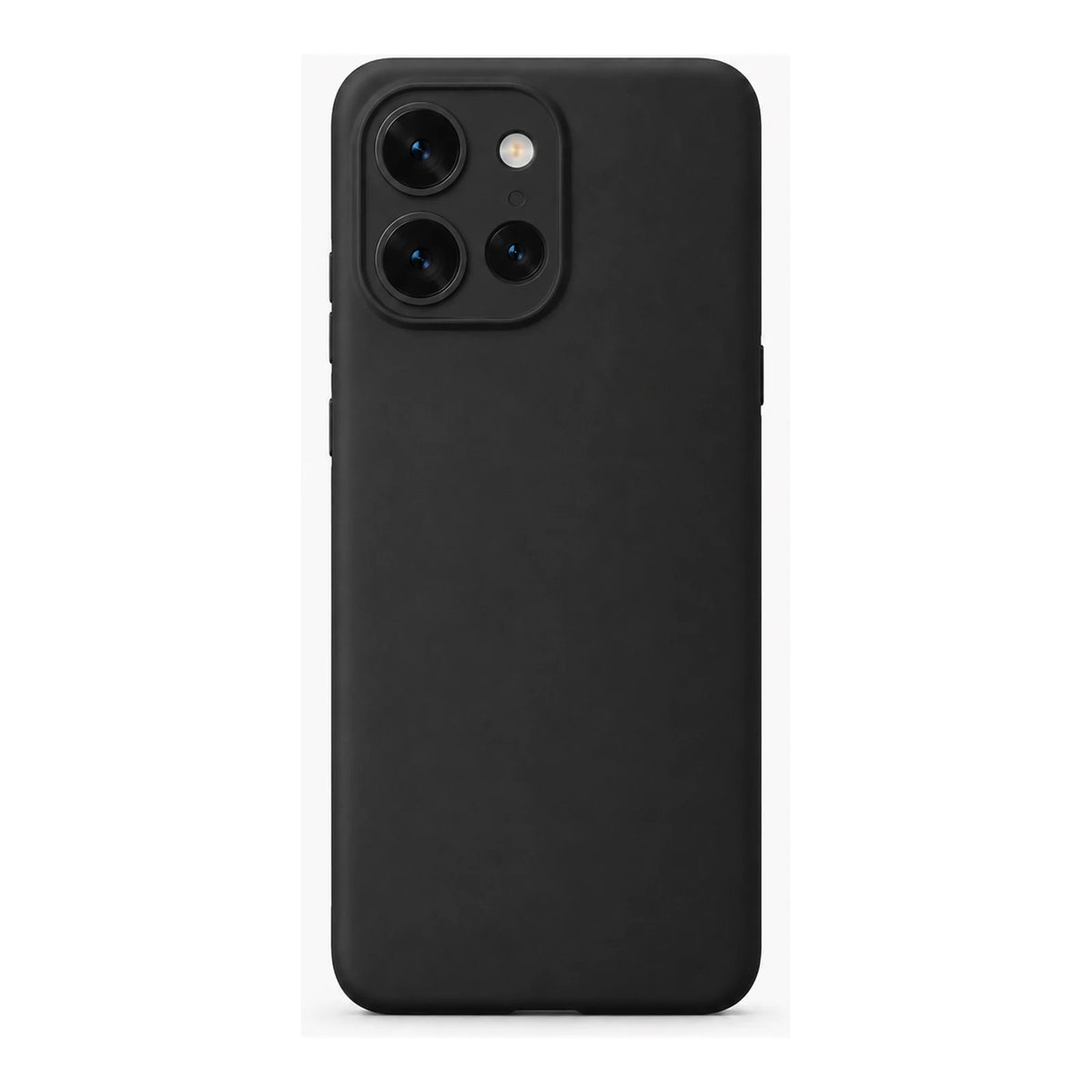 Capa Slim Lisa preta para Motorola EDGE 60 em vista traseira
