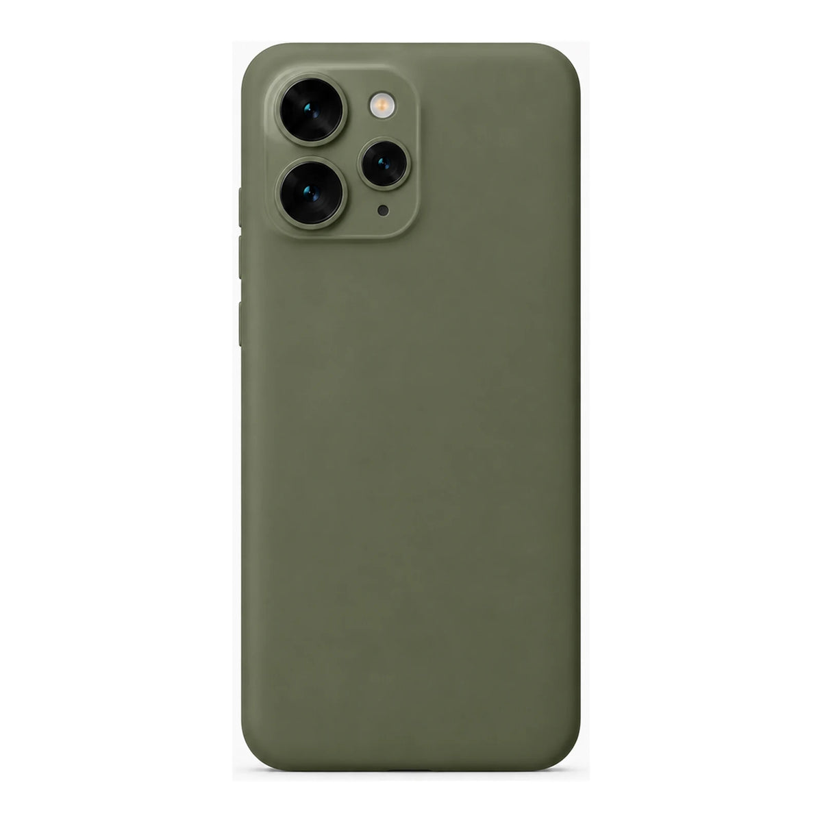 Capa Slim Lisa verde para Motorola EDGE 60 em vista traseira