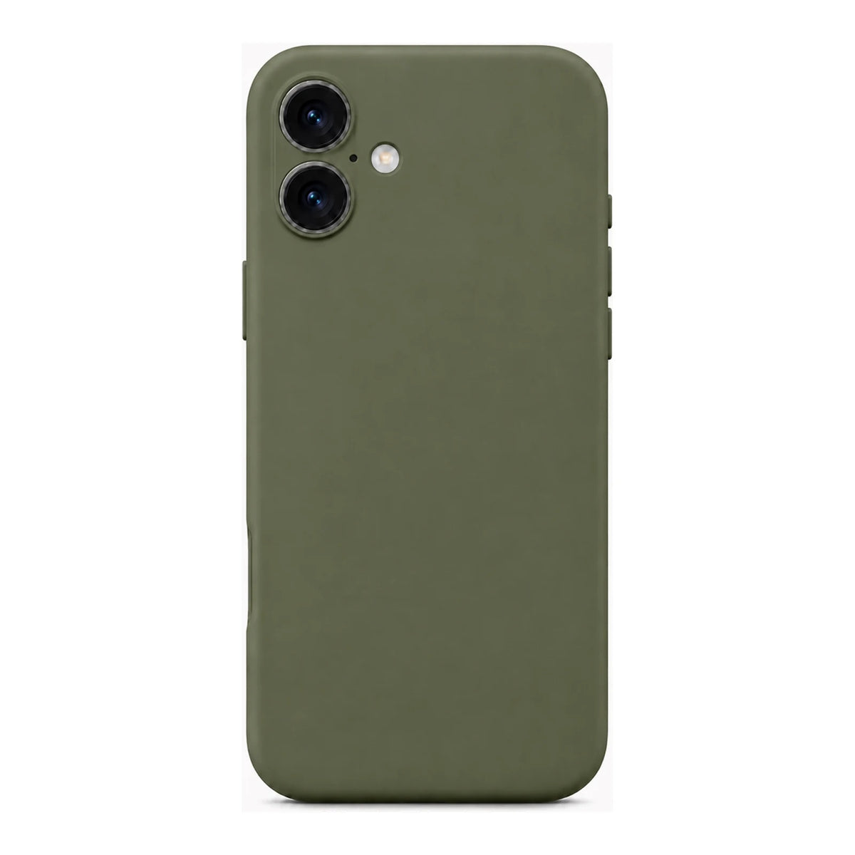 Capa Slim Lisa verde para Samsung A06 em vista traseira