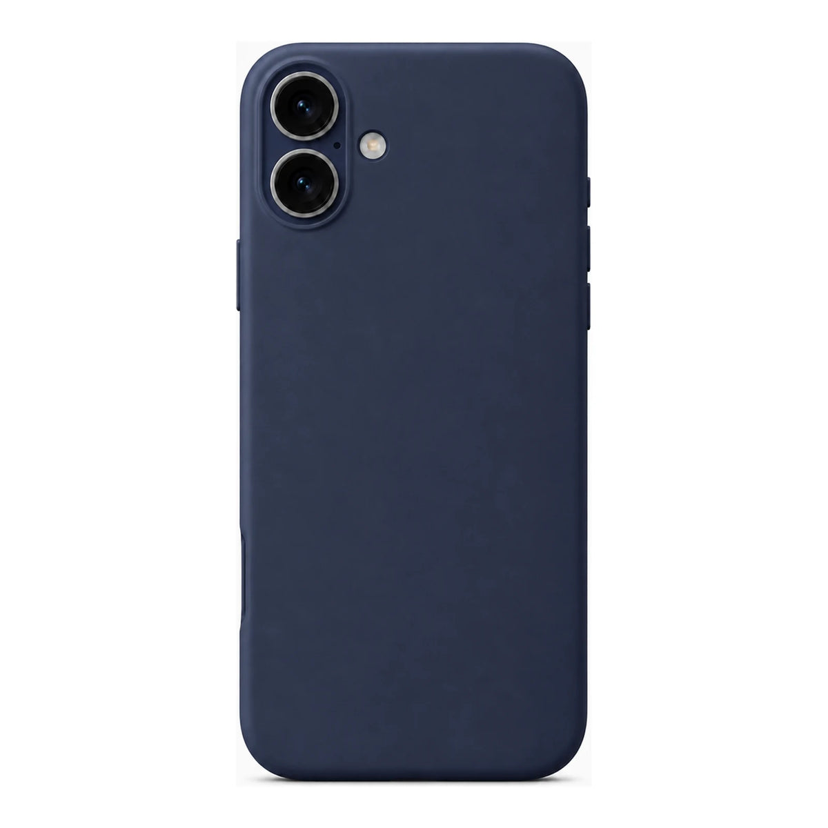 Capa Slim Lisa azul-escuro para Samsung A06 em vista traseira