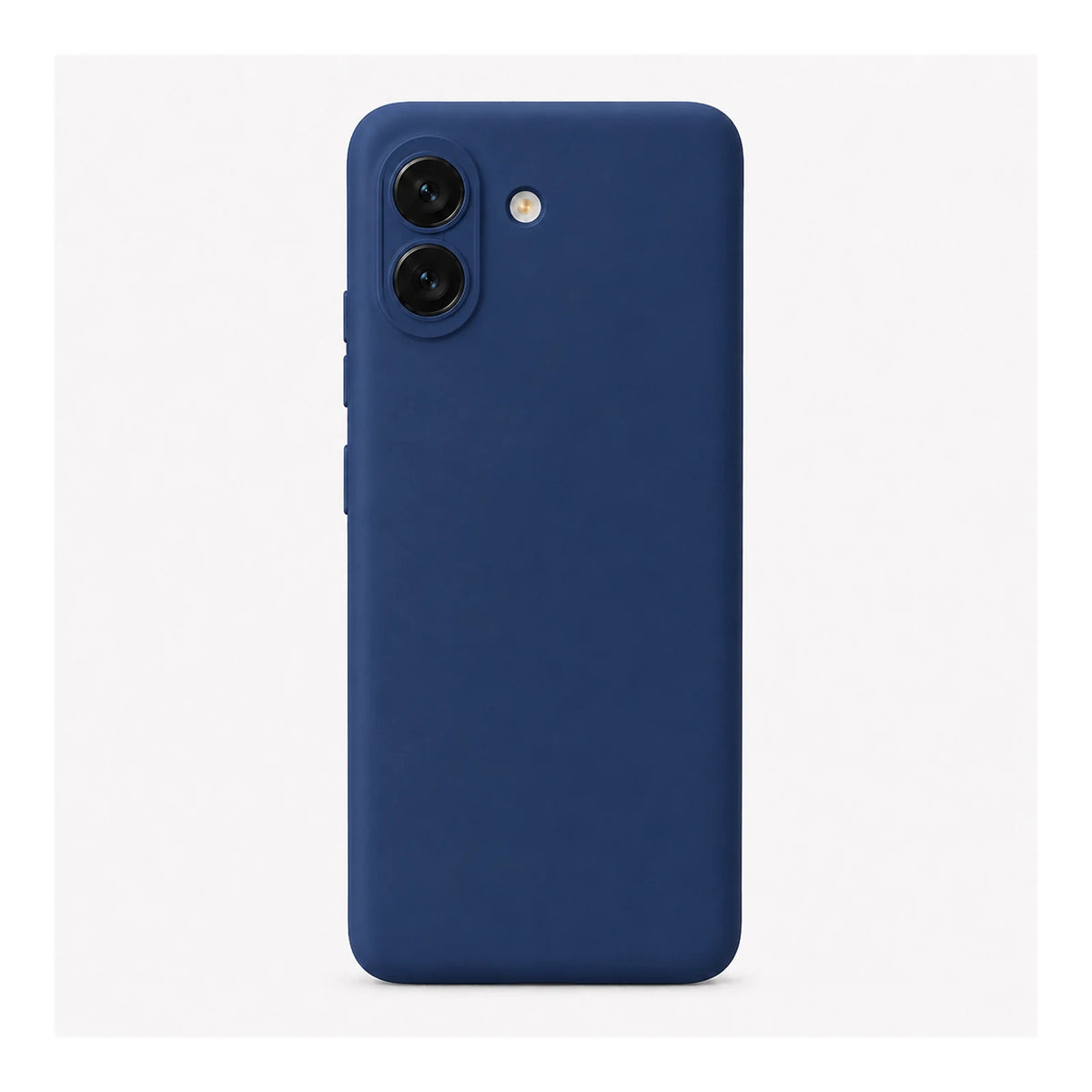 Capa Slim Lisa azul-marinho para Samsung Galaxy A07 em vista traseira