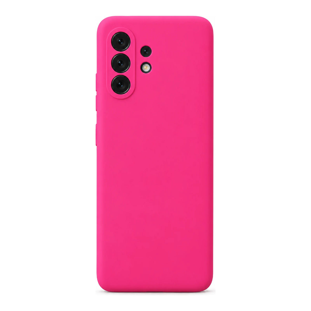 Capa Slim Lisa rosa para Samsung A13 / A32 5G em vista traseira