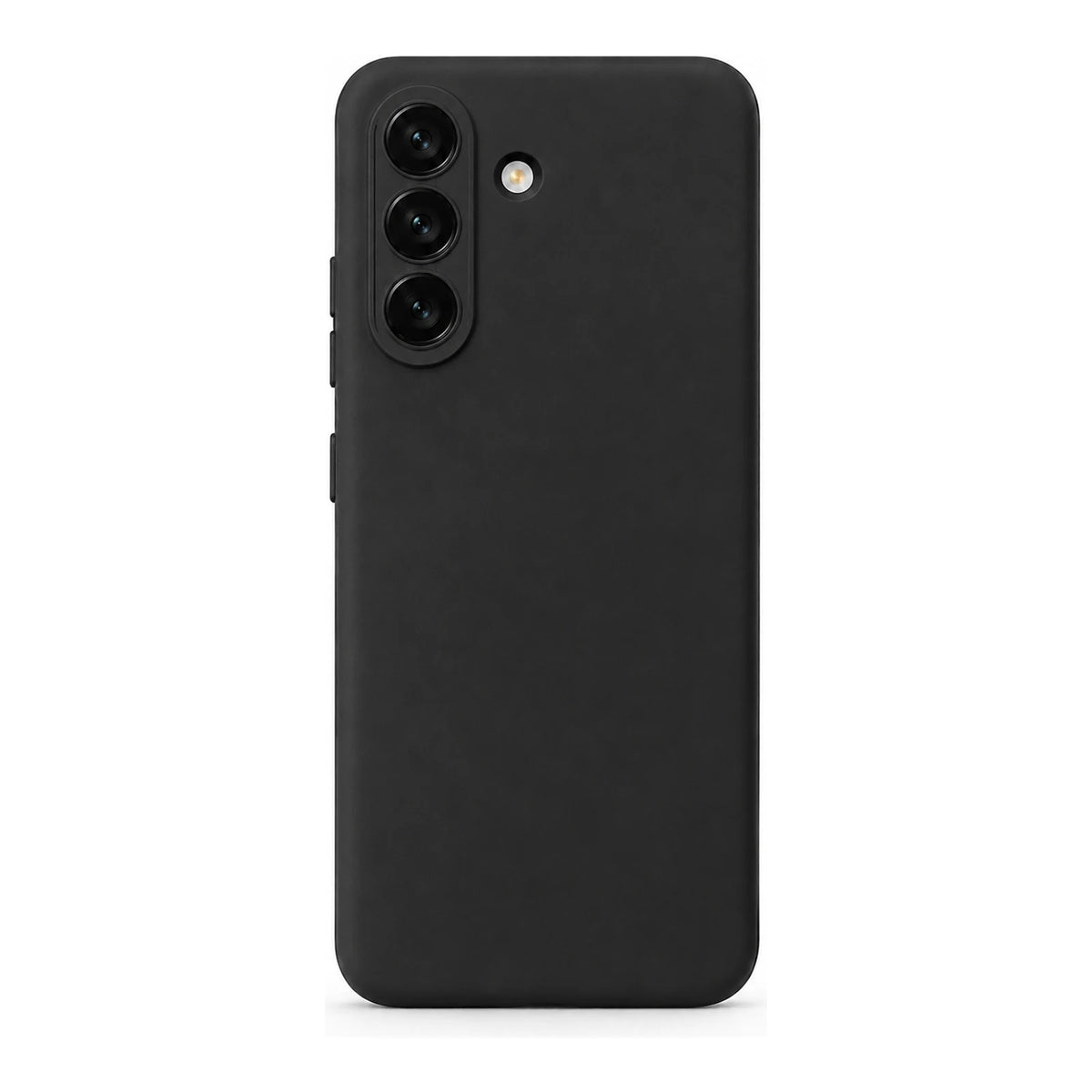 Capa Slim Lisa preta para Samsung A14 em vista traseira