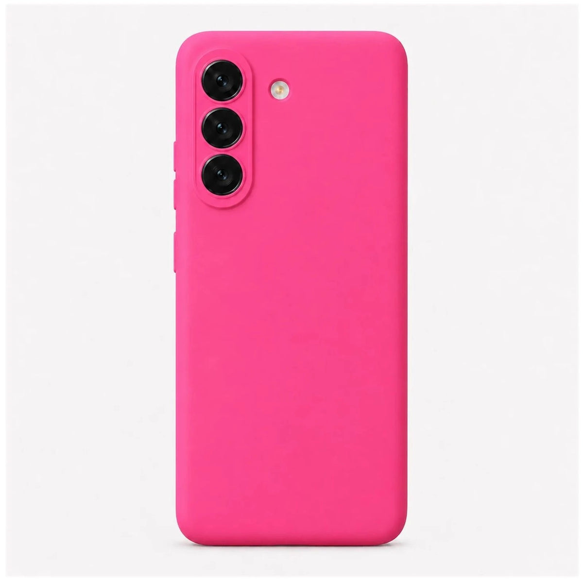 Capa Slim Lisa rosa para Samsung Galaxy A36 5G em vista traseira