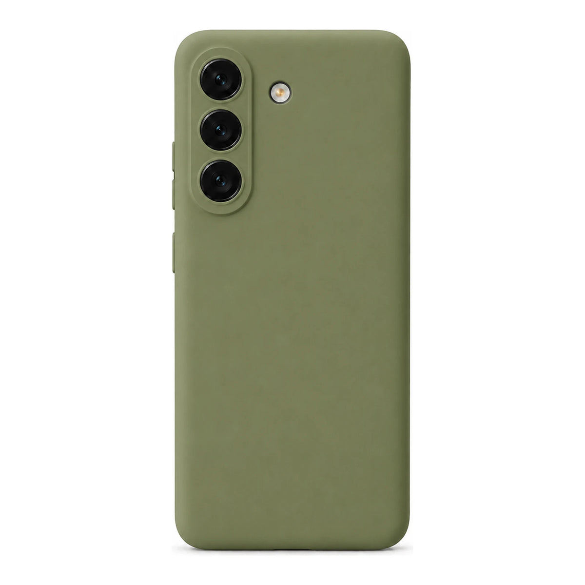 Capa Slim Lisa verde para Samsung A36 5G em vista traseira