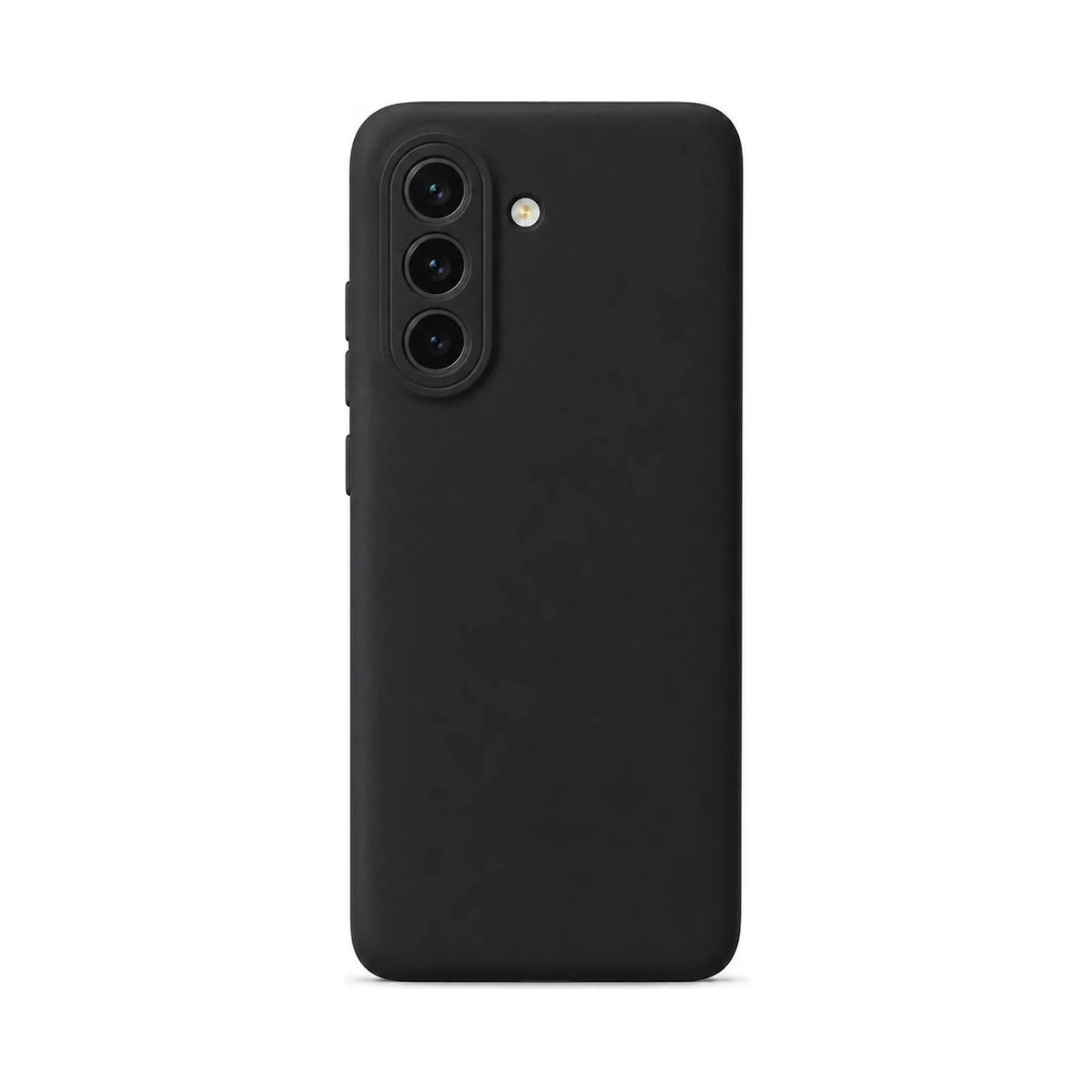Capa Slim Lisa preto para Samsung Galaxy A37 em vista traseira