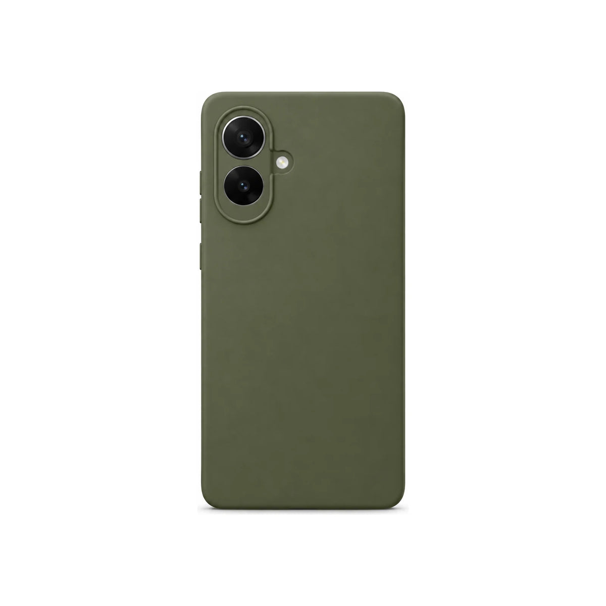 Capa Slim Lisa verde para Samsung S25 EDGE em vista traseira