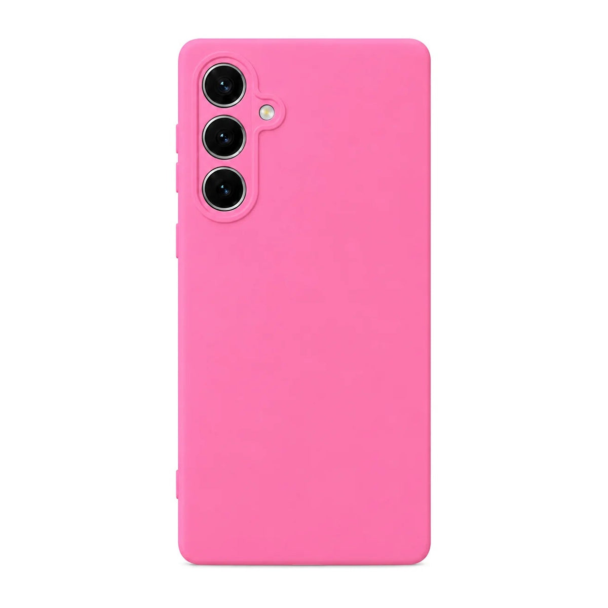 Capa Slim Lisa rosa para Samsung S26 PLUS em vista traseira