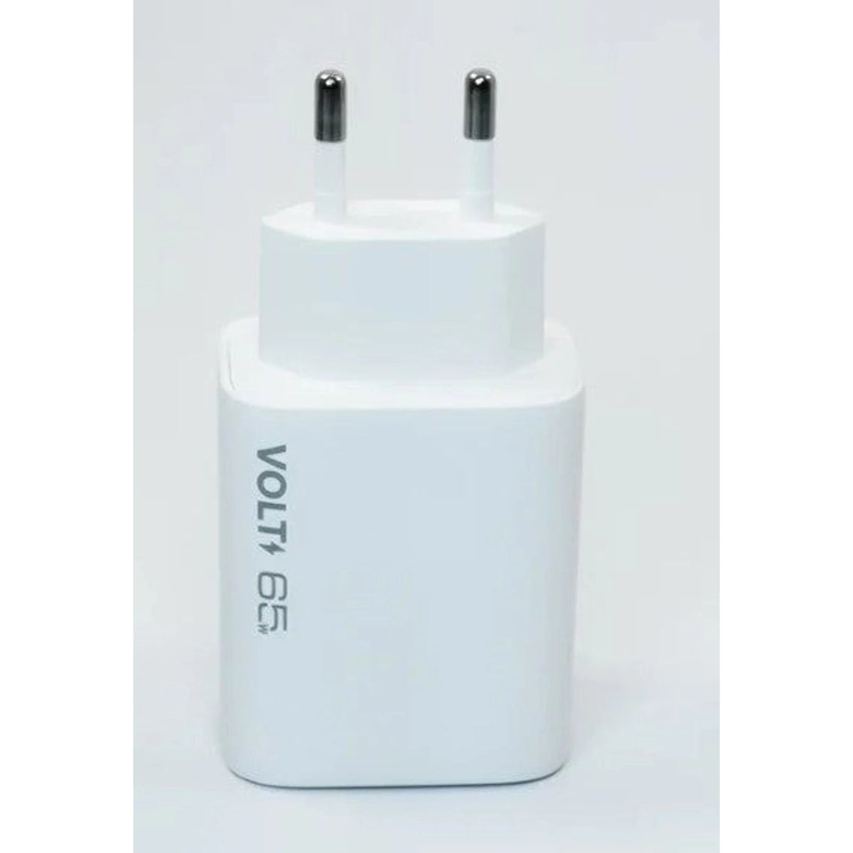 Carregador de Parede Volt 65 W branco em vista frontal