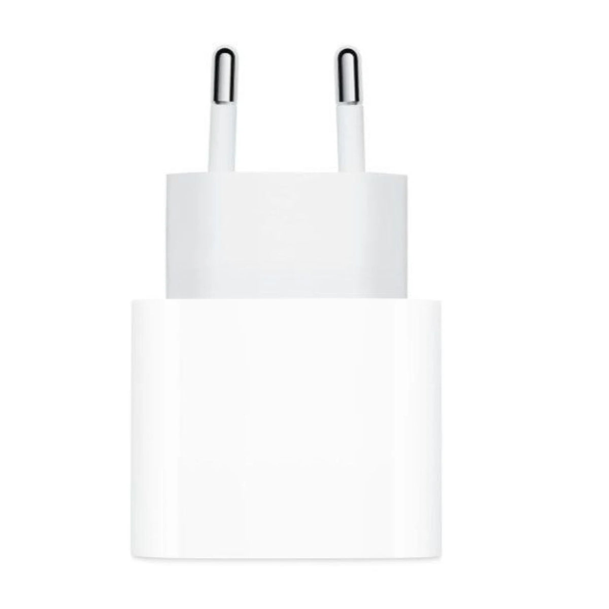 Carregador de Parede Apple 20 W branco em vista frontal