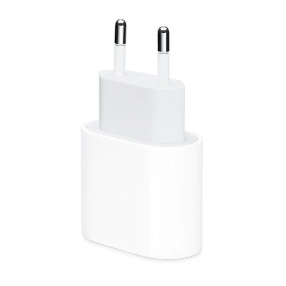 Carregador de Parede Apple 20 W branco em perspectiva