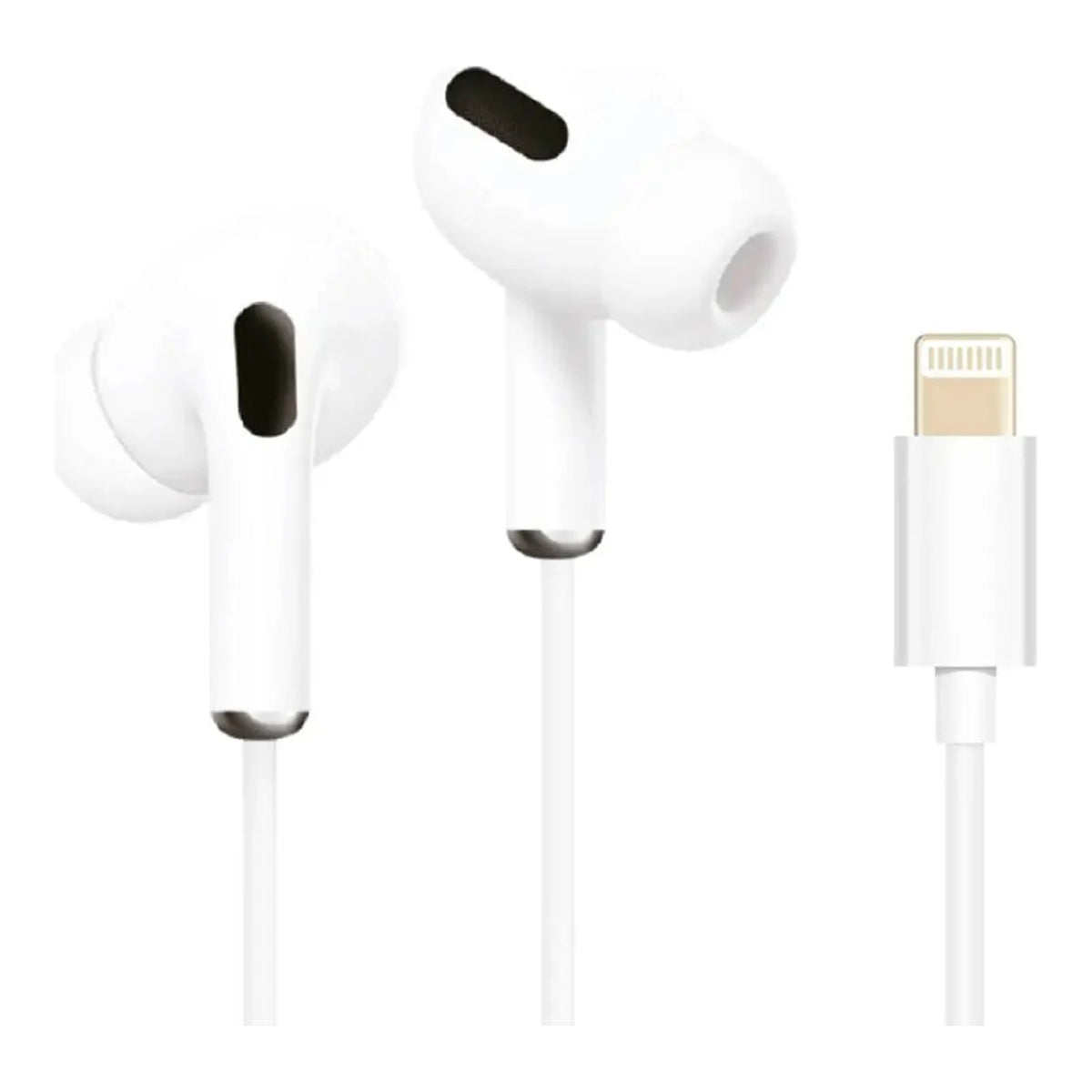 Fone Hrebos FN-201i branco com conector Lightning