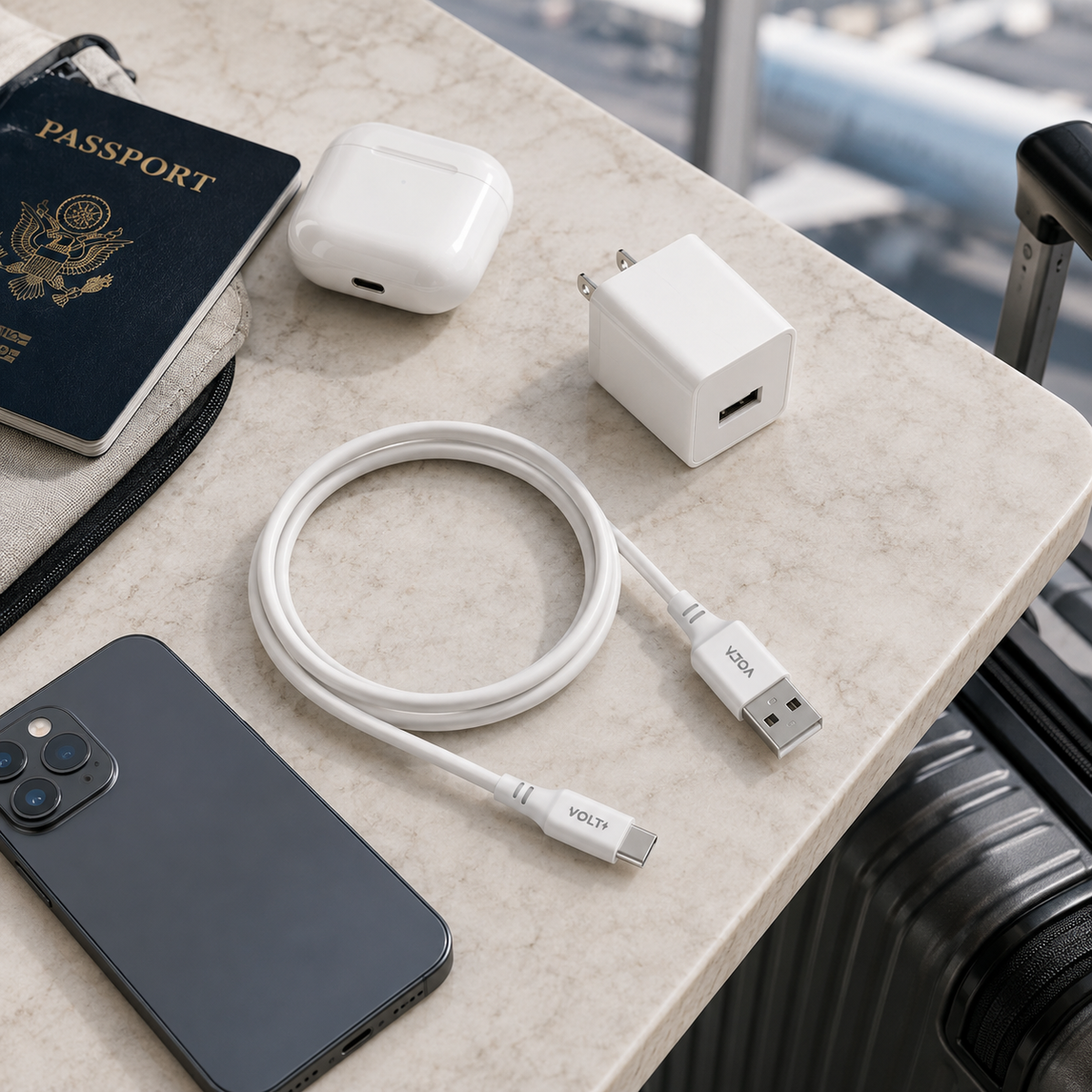 Cabo Volt Flex Pro USB 2.0 para Type-C 1 m