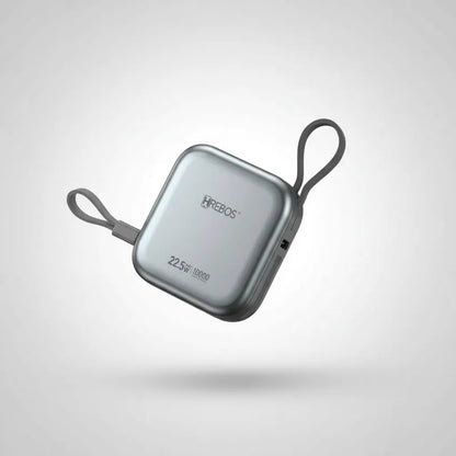 Power Bank Hrebos PB-918 MiniVolt MagSafe 10.000 mAh Cinza