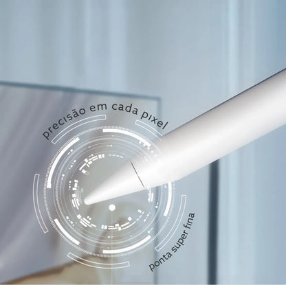 Detalhe da ponta da Caneta Hrebos Stylus Pen IF-231 branca