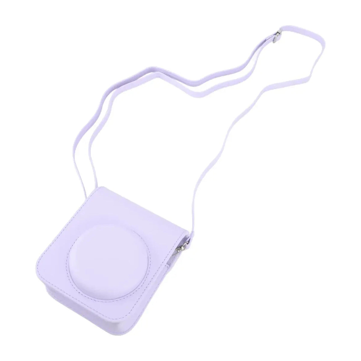 Bolsa lilás para Câmera Instax Mini 12 com alça