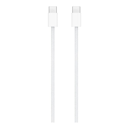 Conectores do Cabo Apple USB-C para USB-C trançado branco
