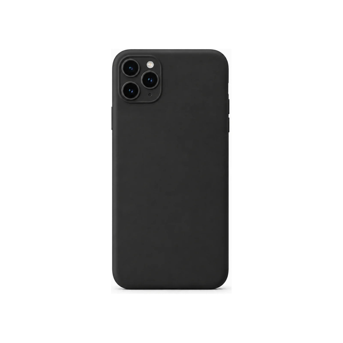 Capa Slim Lisa preta para Iphone 11 PRO MAX em vista traseira