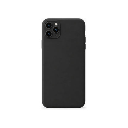 Capa Slim Lisa preta para Iphone 11 PRO MAX em vista traseira