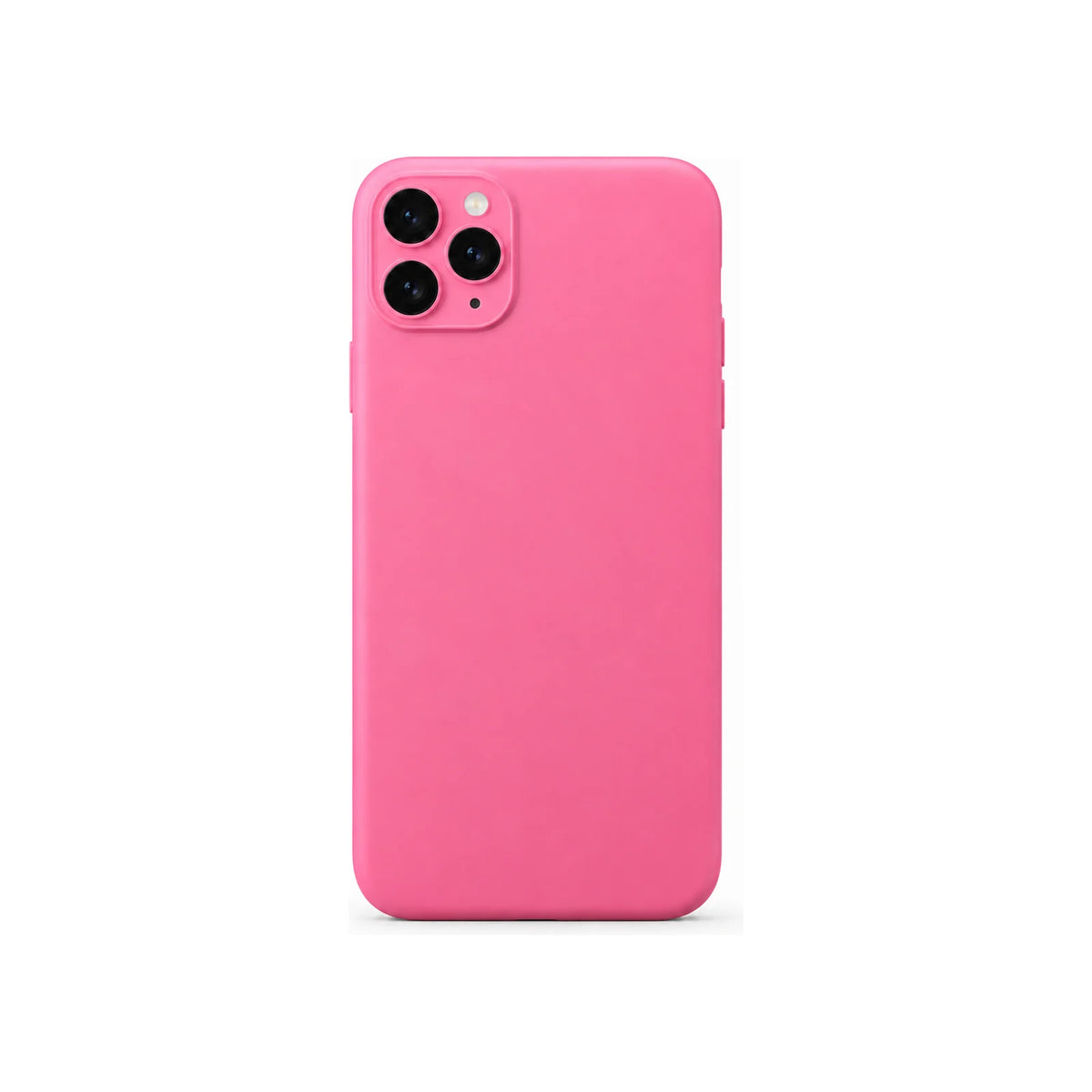 Capa Slim Lisa rosa para Iphone 11 PRO MAX em vista traseira