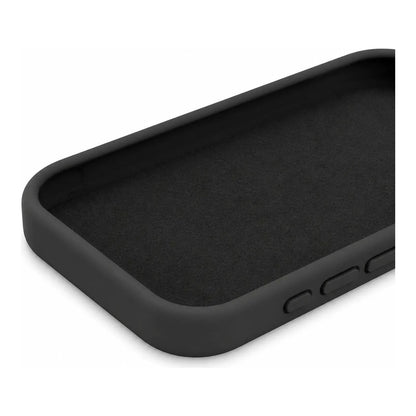 Detalhe interno da Capa Slim Lisa preta para iPhone 13