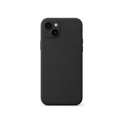 Capa Slim Lisa preta para Iphone 14 PLUS em vista traseira