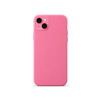 Capa Slim Lisa rosa para Iphone 14 PLUS em vista traseira