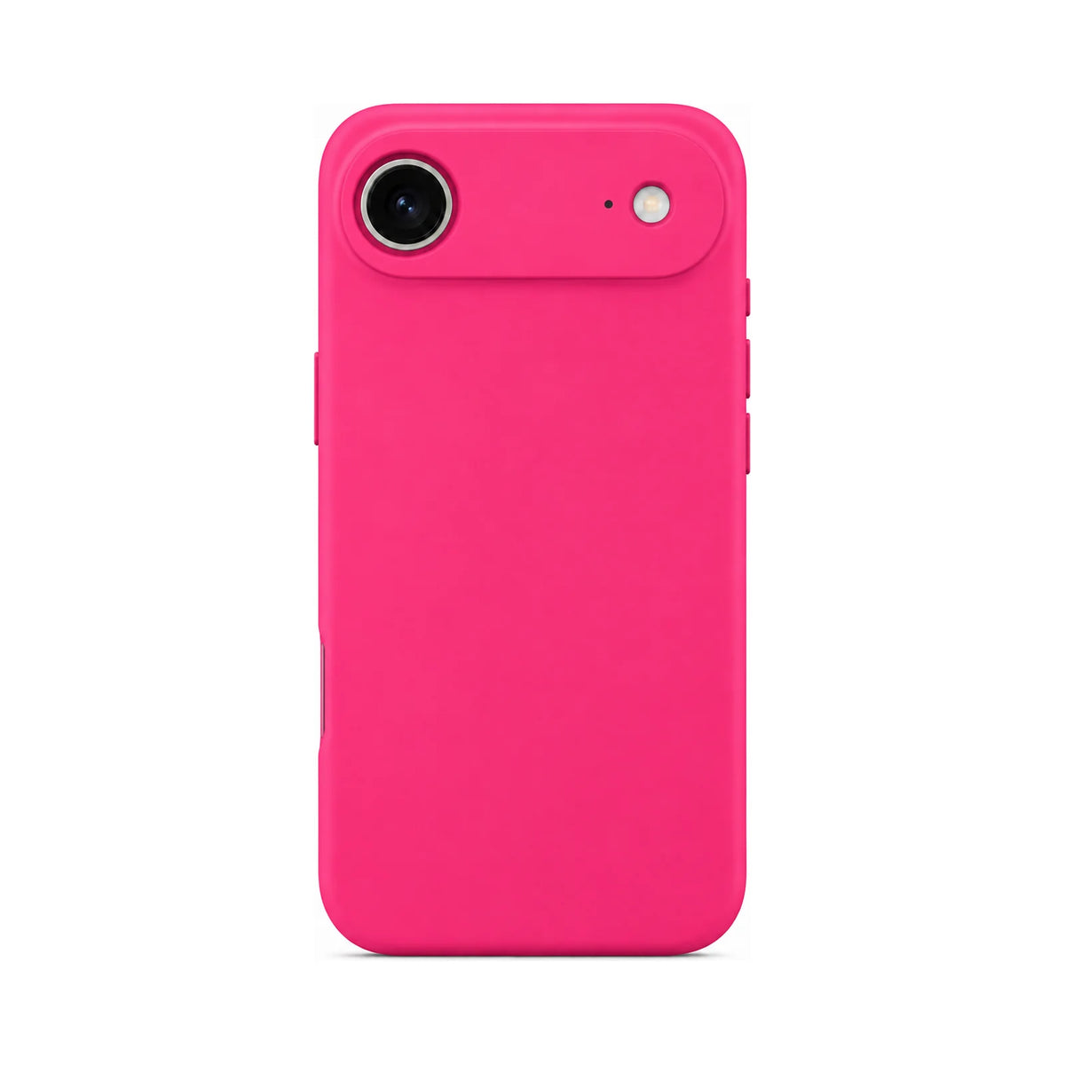 Capa Slim Lisa rosa para Iphone 17 AIR em vista traseira