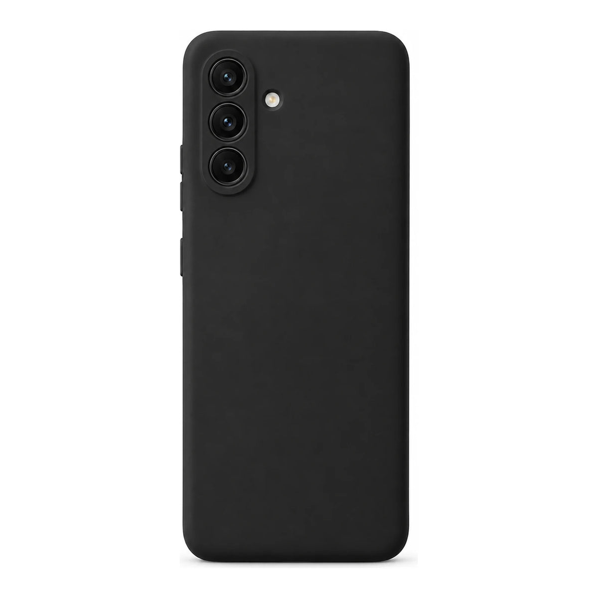 Capa Slim Lisa preta para Samsung A05S em vista traseira