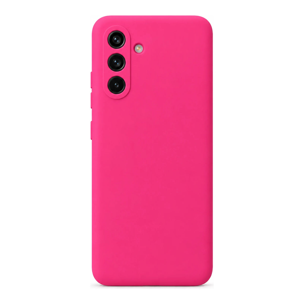 Capa Slim Lisa rosa para Samsung A05S em vista traseira