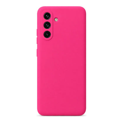 Capa Slim Lisa rosa para Samsung A05S em vista traseira