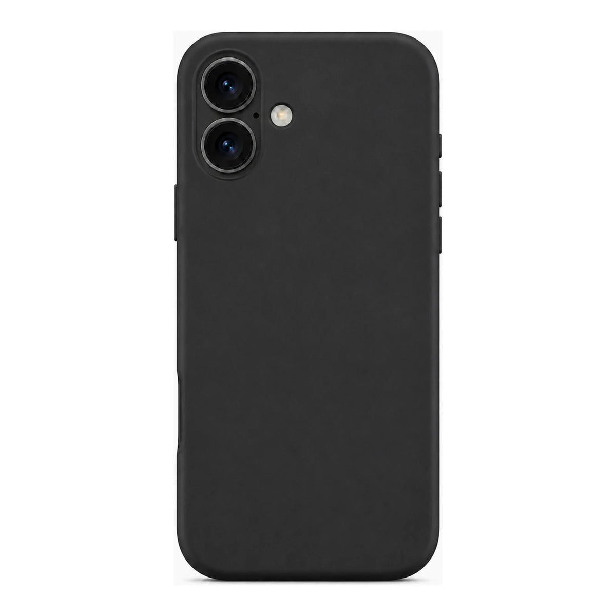Capa Slim Lisa preta para Samsung A06 em vista traseira