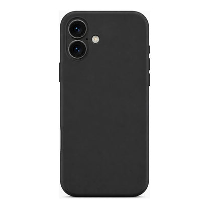 Capa Slim Lisa preta para Samsung A06 em vista traseira
