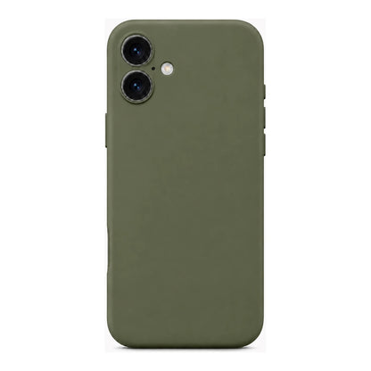 Capa Slim Lisa verde para Samsung A06 em vista traseira