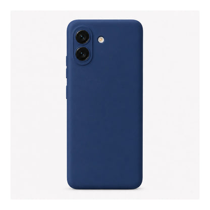 Capa Slim Lisa azul-marinho para Samsung Galaxy A07 em vista traseira