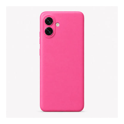 Capa Slim Lisa rosa para Samsung Galaxy A07 em vista traseira
