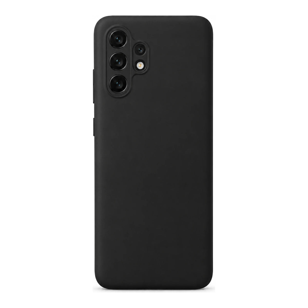 Capa Slim Lisa preta para Samsung A13 / A32 5G em vista traseira