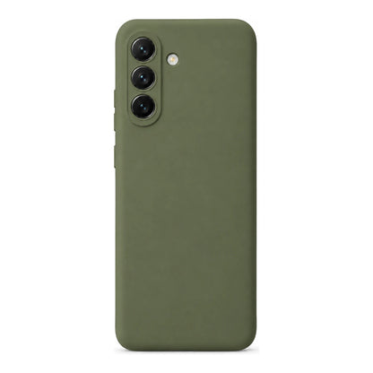 Capa Slim Lisa verde para Samsung A14 em vista traseira
