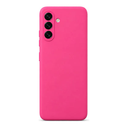 Capa Slim Lisa rosa para Samsung A15 em vista traseira