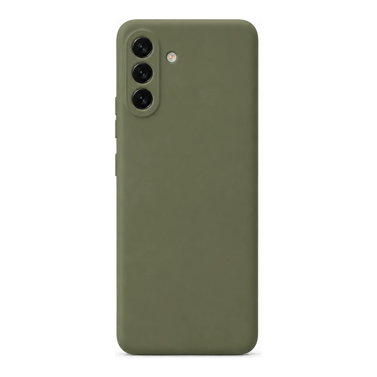 Capa Slim Lisa verde para Samsung A15 em vista traseira