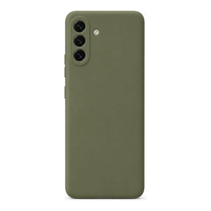 Capa Slim Lisa verde para Samsung A15 em vista traseira