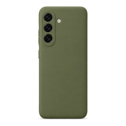 Capa Slim Lisa verde para Samsung A26 5G em vista traseira