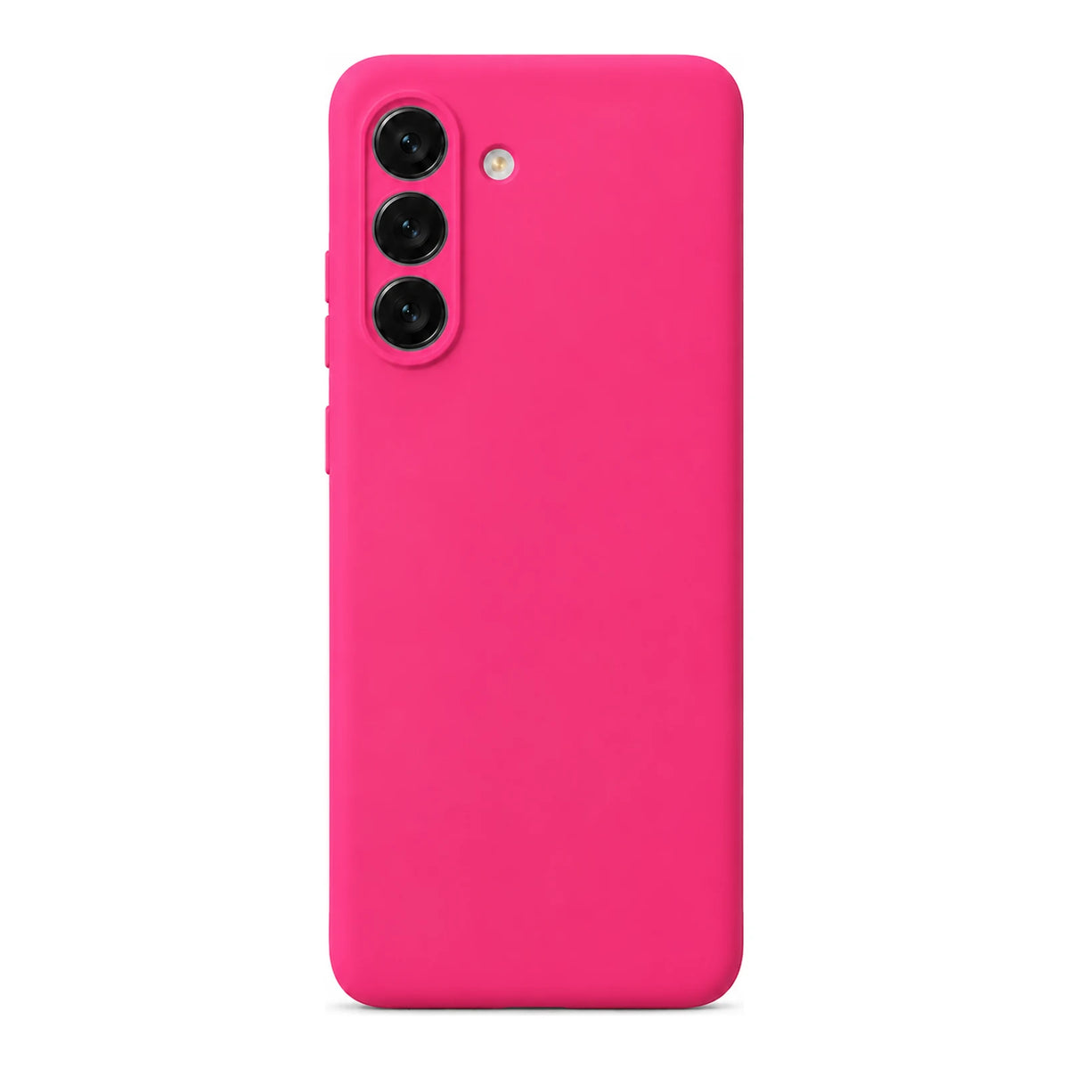 Capa Slim Lisa rosa para Samsung A26 5G em vista traseira