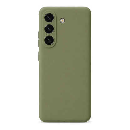 Capa Slim Lisa verde para Samsung A36 5G em vista traseira